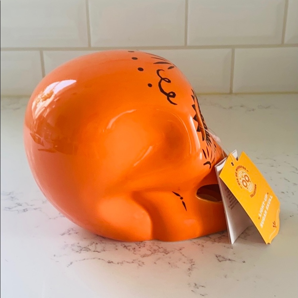 Target Día de Muertos Collection Orange  Sugar Skull - Picture 6 of 16